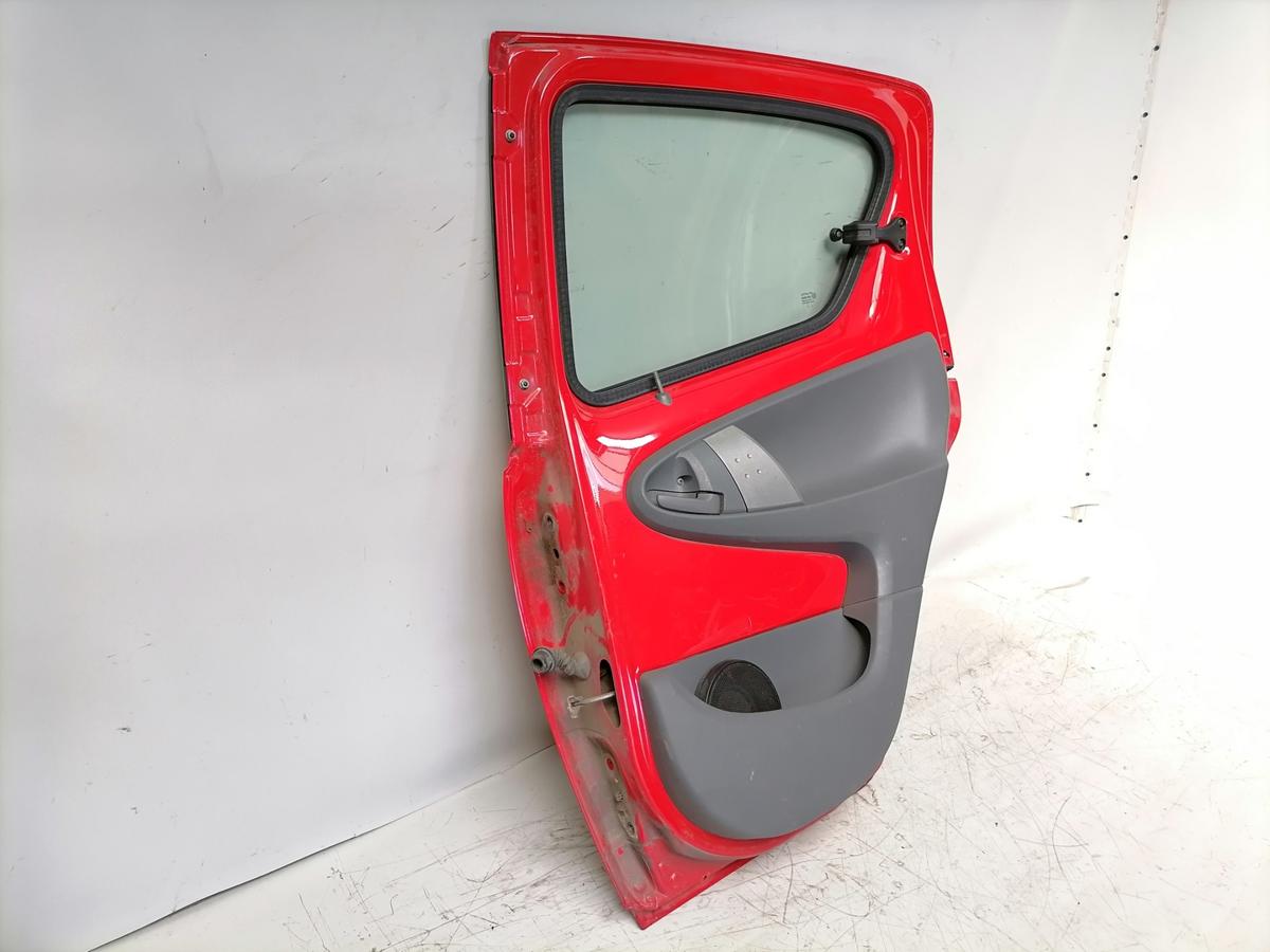 Toyota Aygo original T&uuml;r hinten rechts 3P0 Super Red Rohbau Bj.2008
